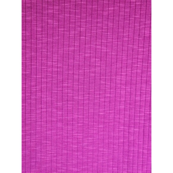 ALK Women's M Lularoe Pink Ribbed Short Sleeve Round Neck Tee T-Shirt Shirt Top - Picture 3 of 4